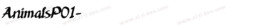 AnimalsP01字体转换