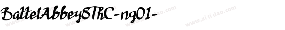 BattelAbbey8ThC-ng01字体转换