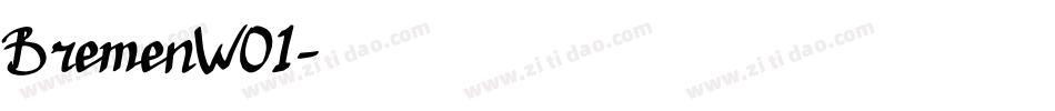 BremenW01字体转换