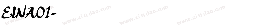EINA01字体转换