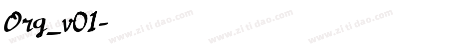 Org_v01字体转换