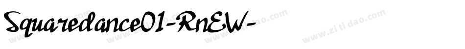 Squaredance01-RnEW字体转换