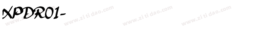 XPDR01字体转换