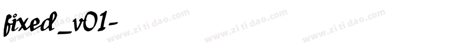 fixed_v01字体转换