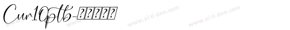 Cur10ptb字体转换