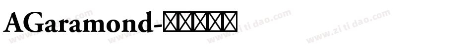 AGaramond字体转换