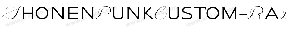 ShonenPunkCustom-BaB5字体转换