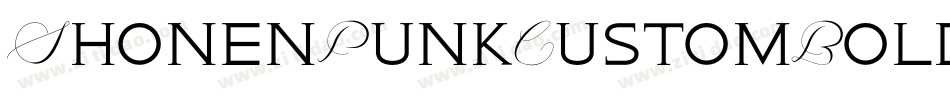 ShonenPunkCustomBoldBold-RJK3字体转换