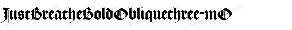 JustBreatheBoldObliquethree-mOAj字体转换