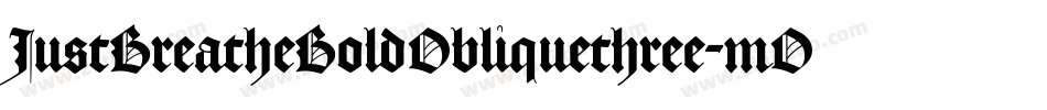 JustBreatheBoldObliquethree-mOAj字体转换