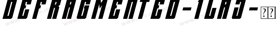 Defragmented-1LAj字体转换