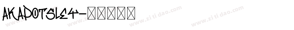 akaPotsley字体转换