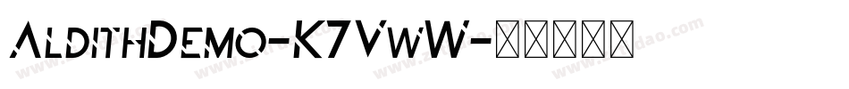 AldithDemo-K7VwW字体转换