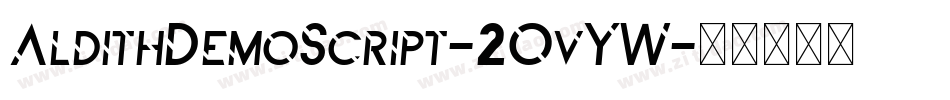 AldithDemoScript-2OvYW字体转换