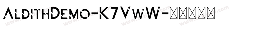 AldithDemo-K7VwW字体转换