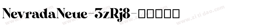 NevradaNeue-3zRj8字体转换