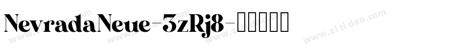 NevradaNeue-3zRj8字体转换