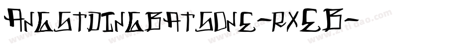 Angstdingbatsone-rxEB字体转换
