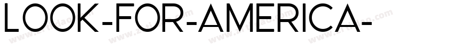 Look-for-America字体转换