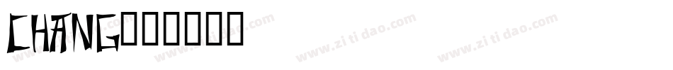 Chang字体转换