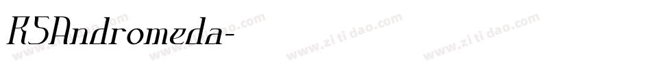 RSAndromeda字体转换