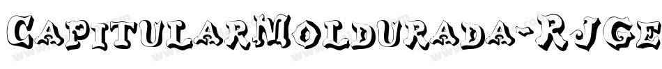 CapitularMoldurada-RJGe字体转换
