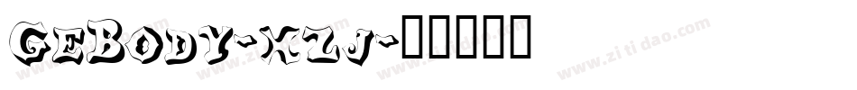 GeBody-x0zj字体转换