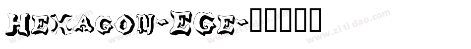 Hexagon-2EGe字体转换