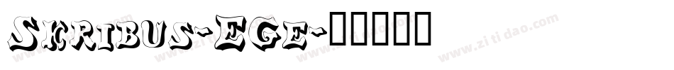 Skribus-EGe字体转换