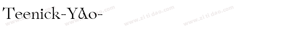 Teenick-YAo字体转换