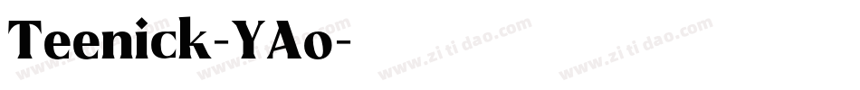 Teenick-YAo字体转换