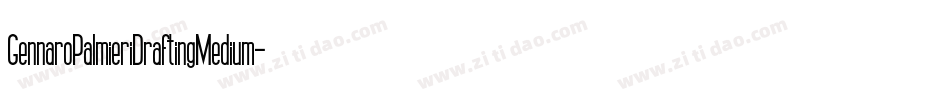 GennaroPalmieriDraftingMedium-9020字体转换