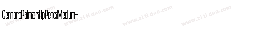 GennaroPalmieriHpPencilMedium-lE2w字体转换