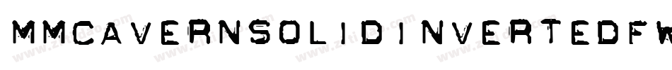 MmCavernSolidInvertedFw-VVVe字体转换 MmCavernSolidInvertedFw-VVVe字体转换