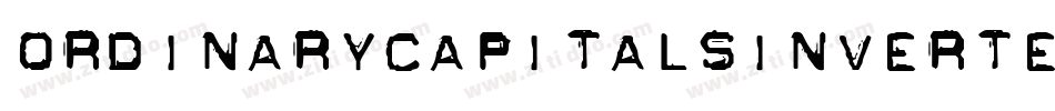 OrdinaryCapitalsInverted字体转换