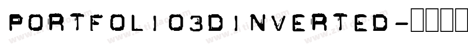 Portfolio3DInverted字体转换