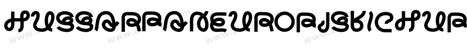 HussarPaneuropjskichUppercaseOblique-PLrm字体转换
