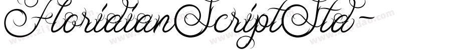 FloridianScriptStd字体转换