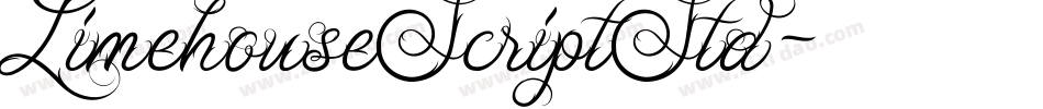 LimehouseScriptStd字体转换