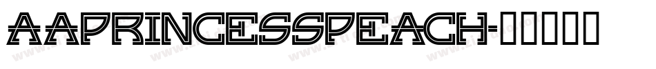Aaprincesspeach字体转换