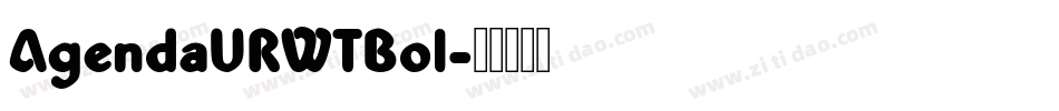 AgendaURWTBol字体转换