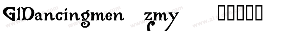 GlDancingmen-zmy4字体转换