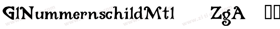 GlNummernschildMtl-6ZgA字体转换