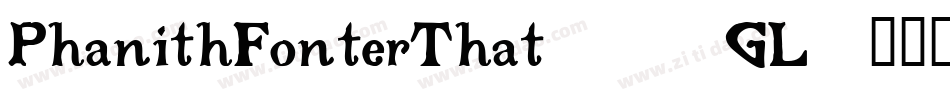 PhanithFonterThat-98GL字体转换