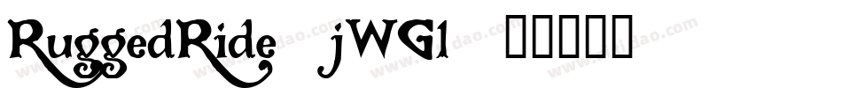 RuggedRide-jWGl字体转换