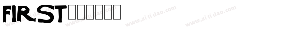 FIRST字体转换