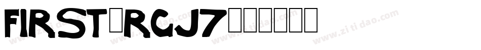 First-rGj7字体转换
