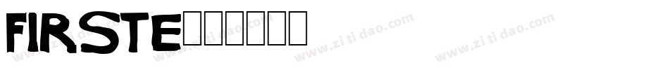 Firste字体转换