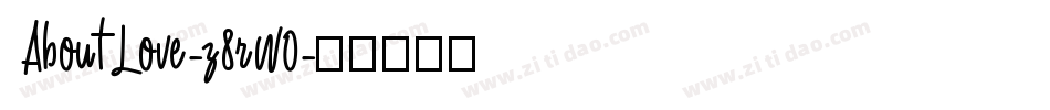 AboutLove-z8rW0字体转换