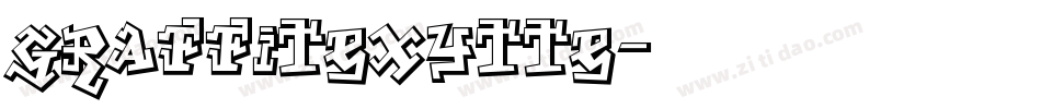 Graffitexytte字体转换